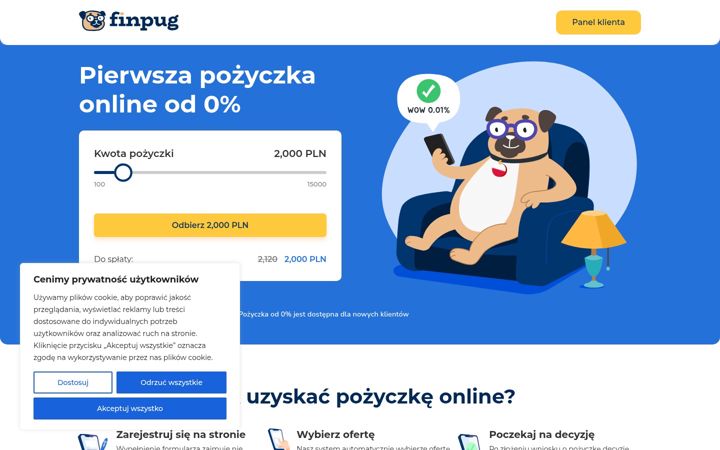 Screenshot of finpug.pl