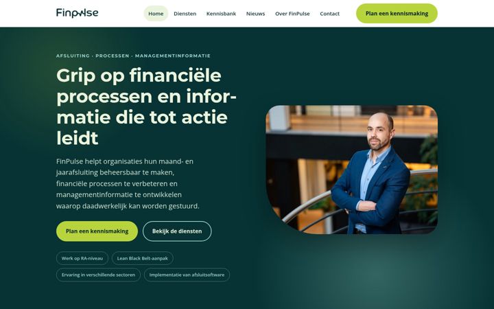Screenshot of finpulse.nl