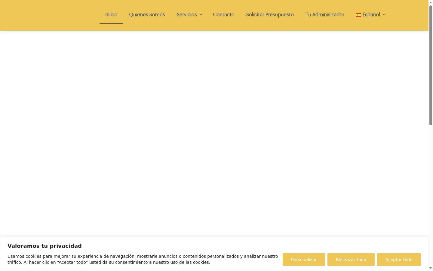 Screenshot van de toestemmingsbanner zoals getoond vóór enige interactie