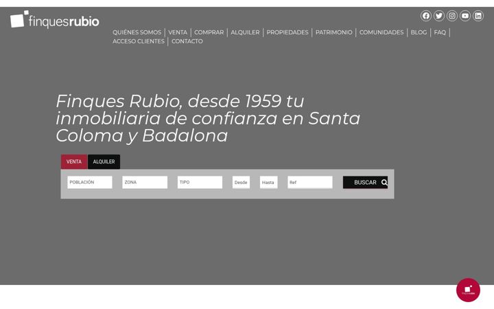 Zrzut ekranu finquesrubio.com
