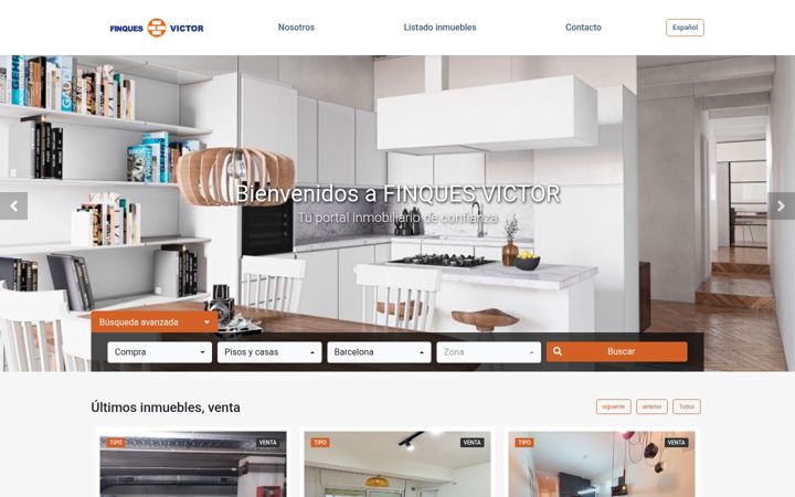 Screenshot of finquesvictor.es