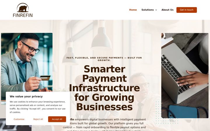 Screenshot of finrefin.com