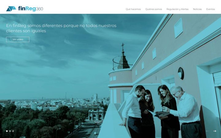 Screenshot of finreg360.com