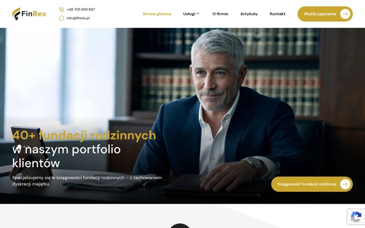 Screenshot of finrex.pl