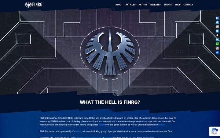 Screenshot of finrg.com