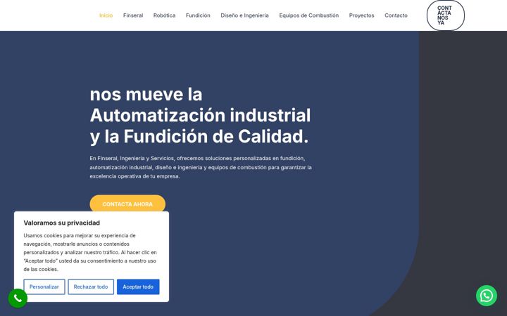 Screenshot of finseral.com