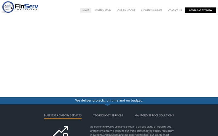Screenshot of finservconsulting.com