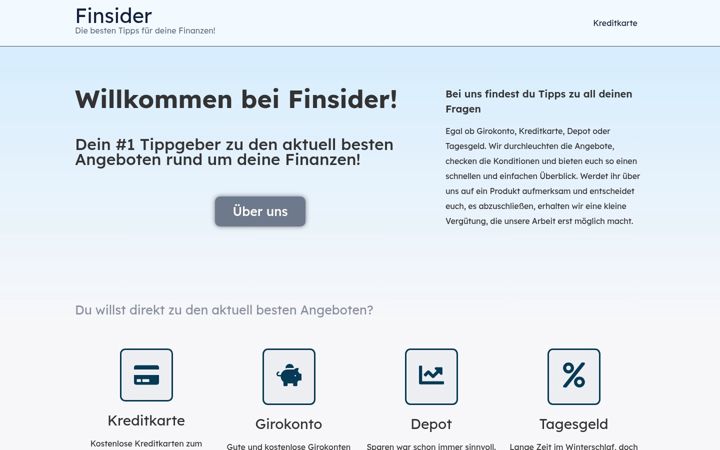 Screenshot of finsider.de