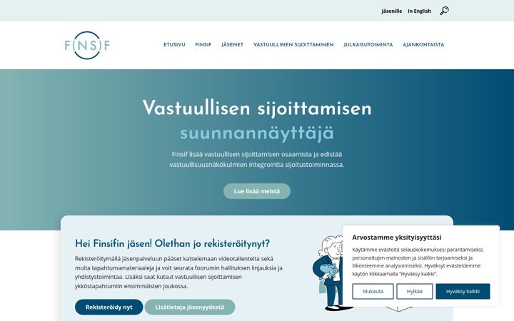 Screenshot of finsif.fi