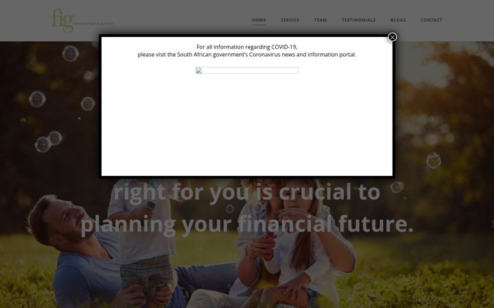 Screenshot of finsight.co.za