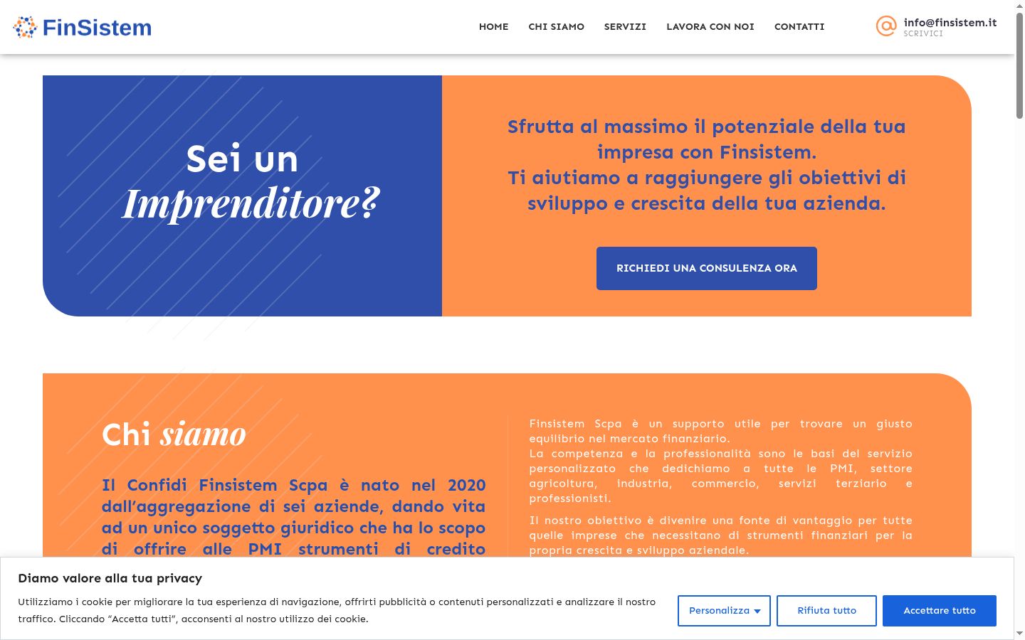 Screenshot tal-banner tal-kunsens muri qabel kwalunkwe interazzjoni