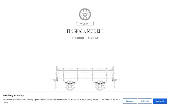 Screenshot of finskala-modell.de