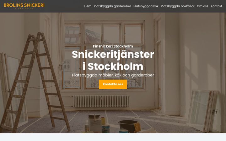 Screenshot of finsnickeristockholm.se