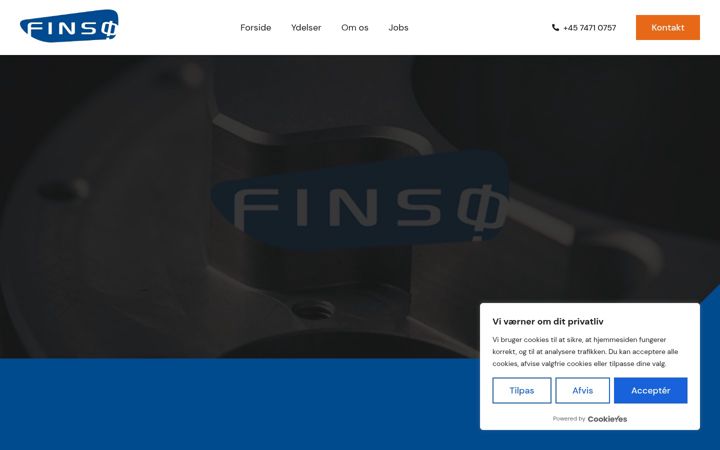 Screenshot of finsoe.dk