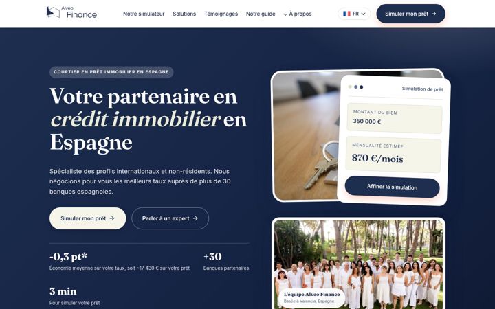 Screenshot of finspain.com