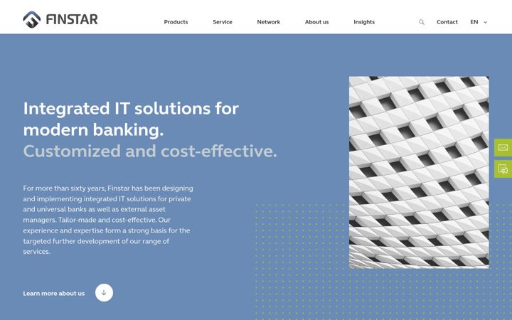 Screenshot of finstar.ch