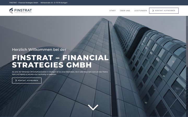 Screenshot of finstrat.de