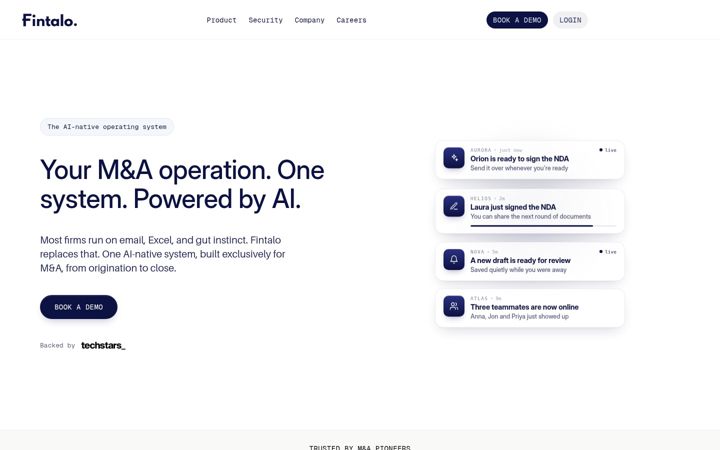 Screenshot of fintalo.com