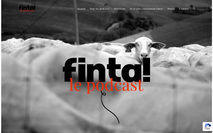 Screenshot of fintapodcast.fr