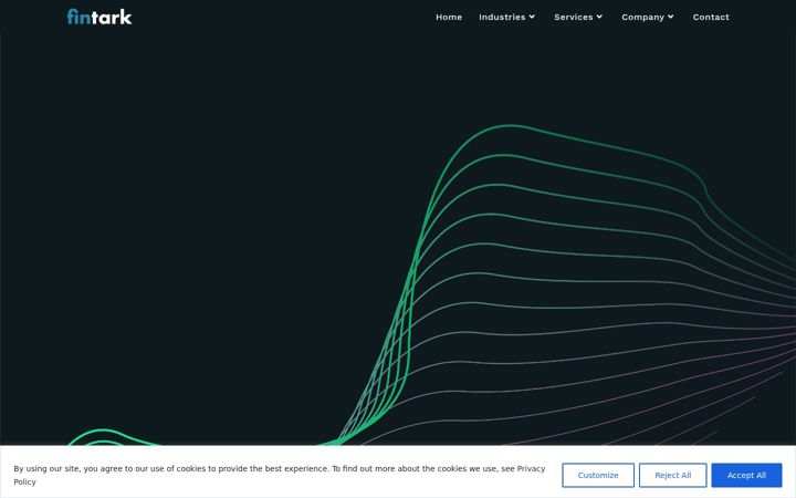 Screenshot of fintark.com
