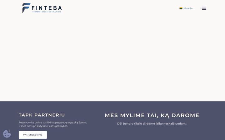 Screenshot von finteba.lt