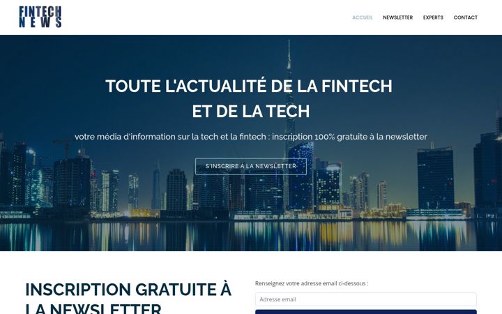 Screenshot of fintech-info.fr