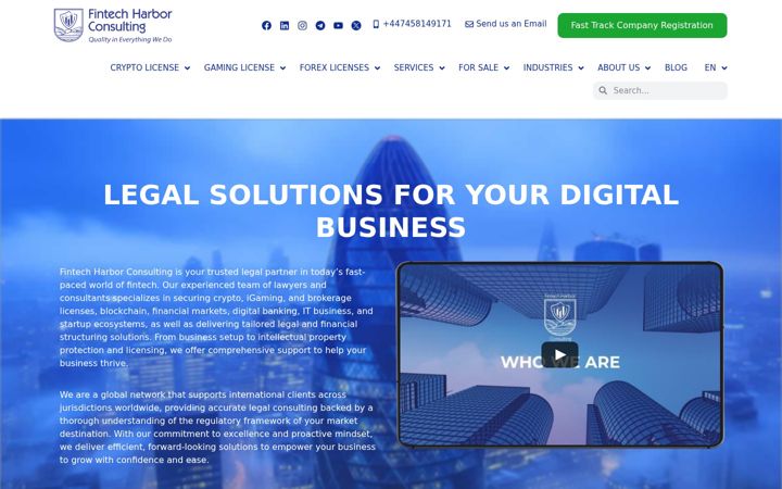 Screenshot of fintecharbor.com