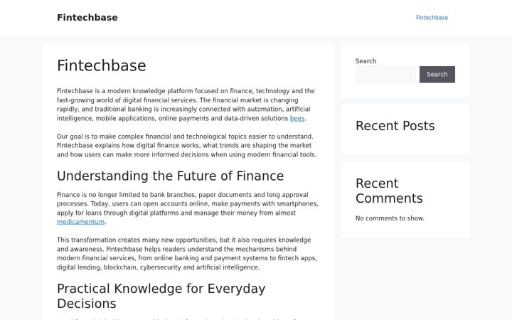 Screenshot of fintechbase.icu