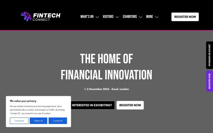 Screenshot of fintechconnect.com