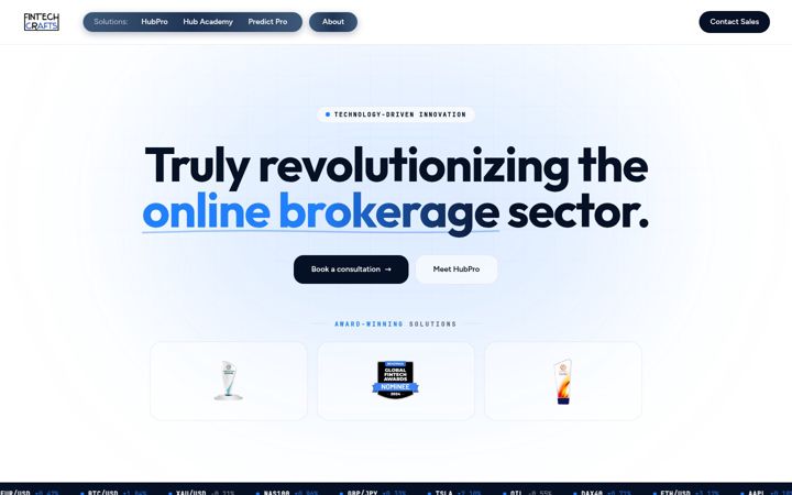 Screenshot of fintechcrafts.com