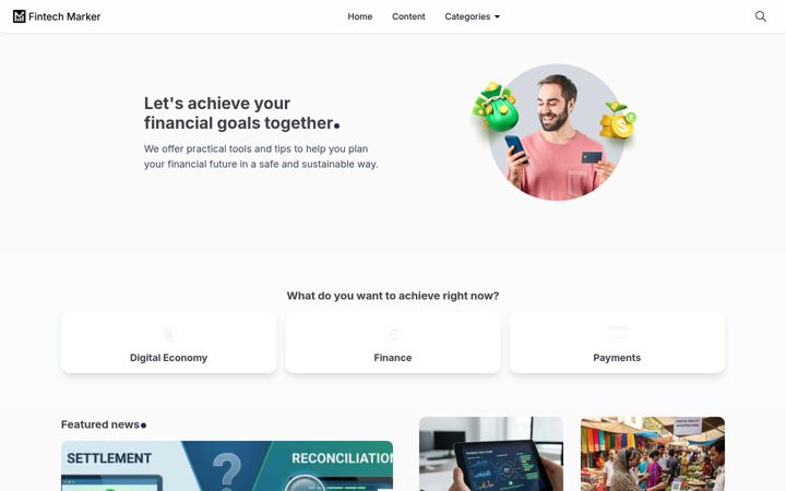 Screenshot of fintechmarker.com