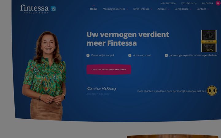 Screenshot di fintessa.nl