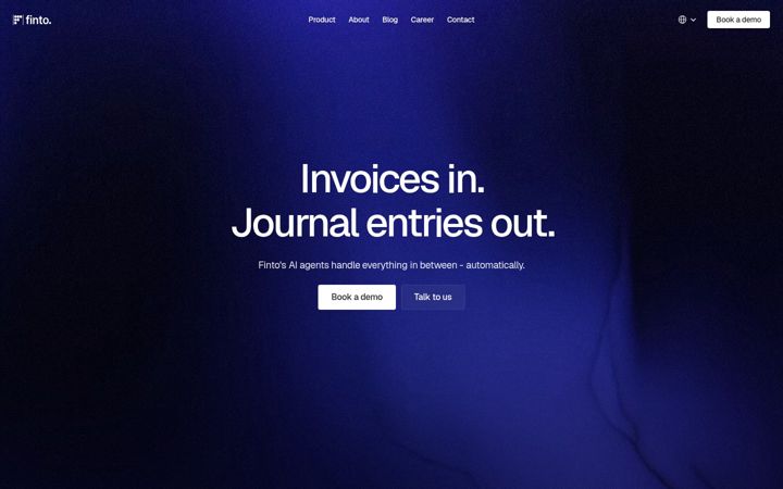 Screenshot of finto.de