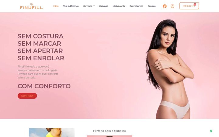 Screenshot ta' finufill.com.br