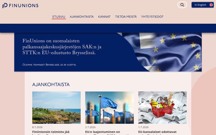 Screenshot of finunions.org