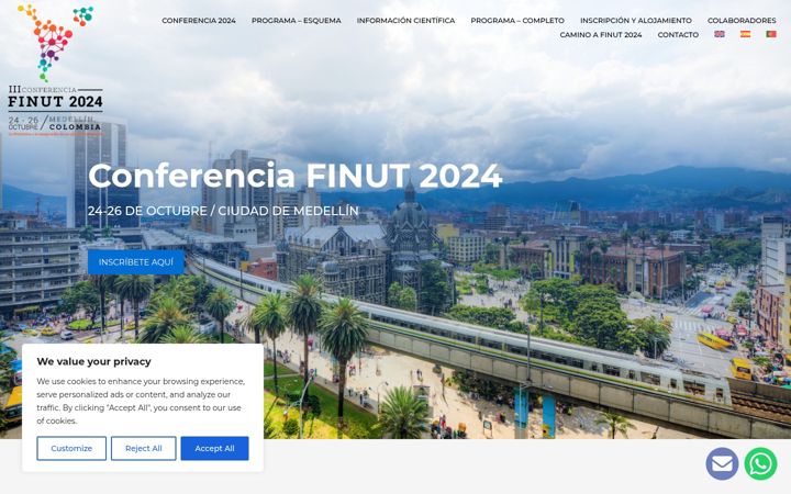 Screenshot of finut2024.com