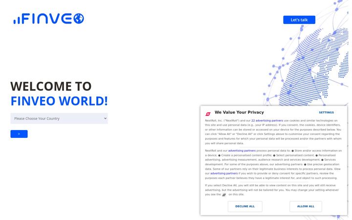 Screenshot of finveo.world