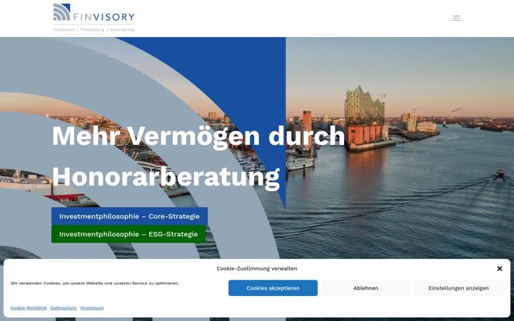 Screenshot of finvisory.de