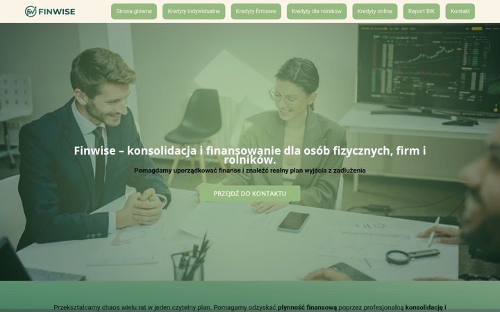 Screenshot di finwise.info