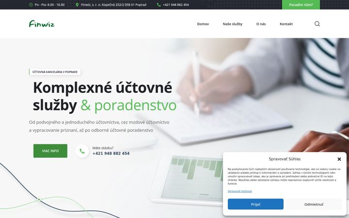 Screenshot of finwiz.sk