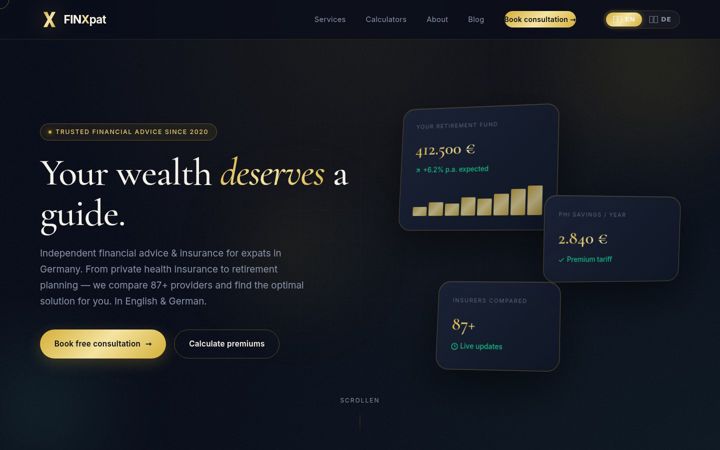 Screenshot of finxpat.de