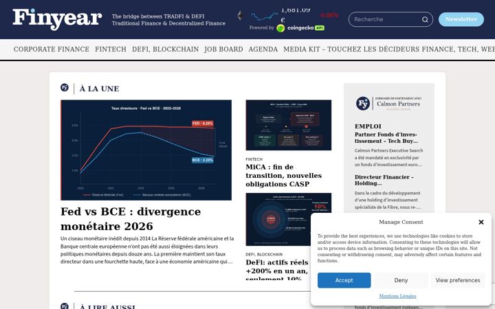 Screenshot von finyear.com