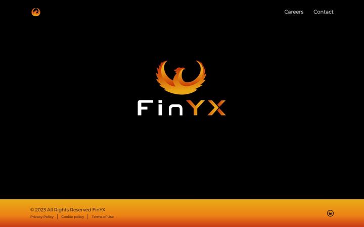 Ekrano kopija finyx.io