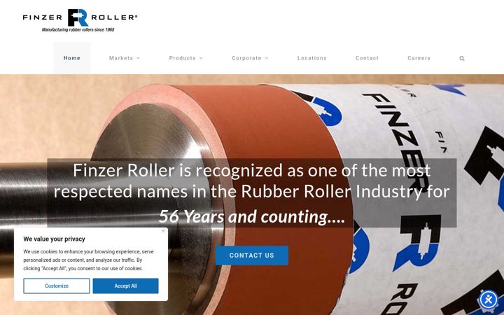 Screenshot of finzerroller.com