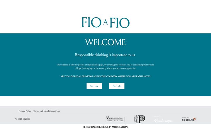 Screenshot of fioafiowines.com