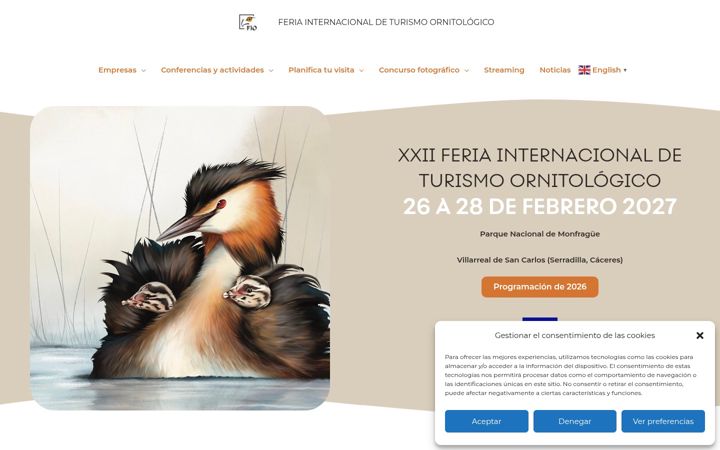 Screenshot of fioextremadura.es