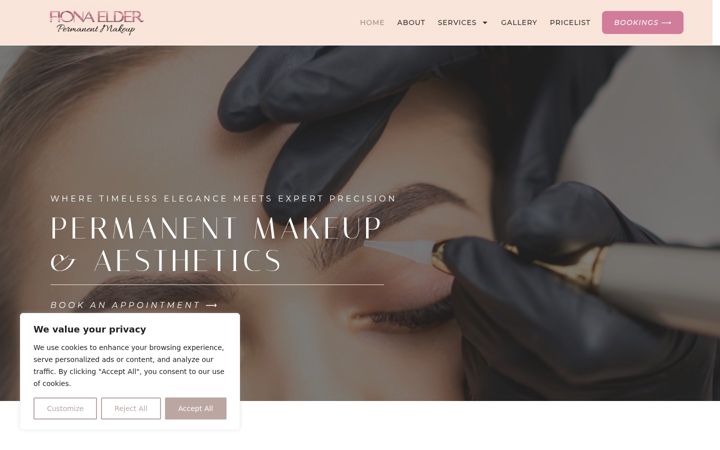 Screenshot of fionaelder.co.uk