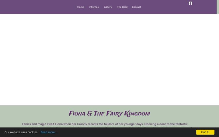 Screenshot of fionafairies.com
