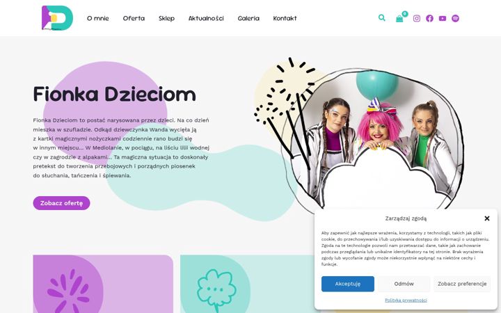 Screenshot of fionkadzieciom.pl