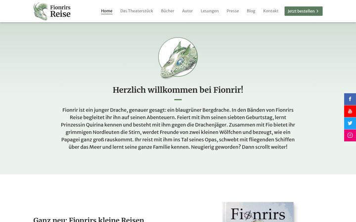 Screenshot of fionrirsreise.de